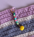 Personalized Crochet Stitch Marker, Custom Name Stitch Marker, Handmade Knitting Accessory, Crochet Gift, Personalized Gift for Crocheter